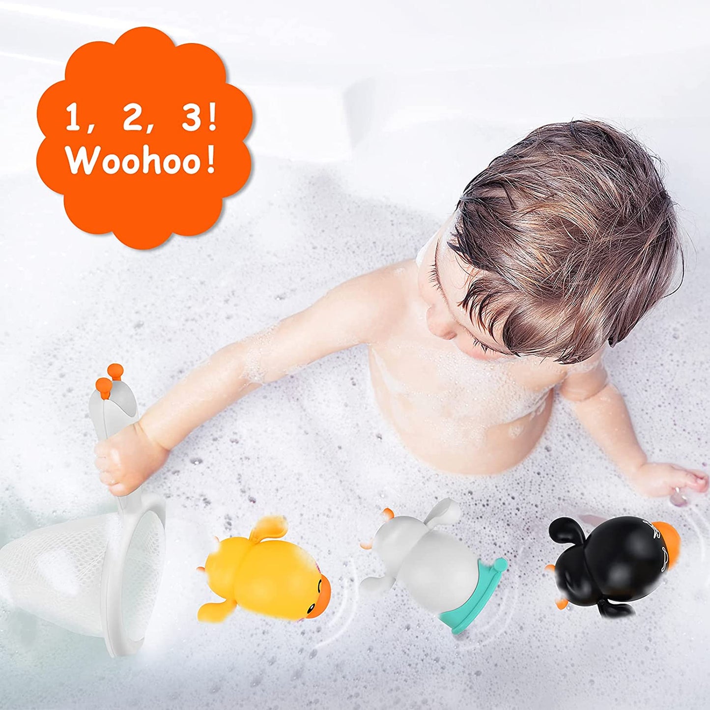 Skorter | Baby Bath Toys Floating Ducks (3 PCS)