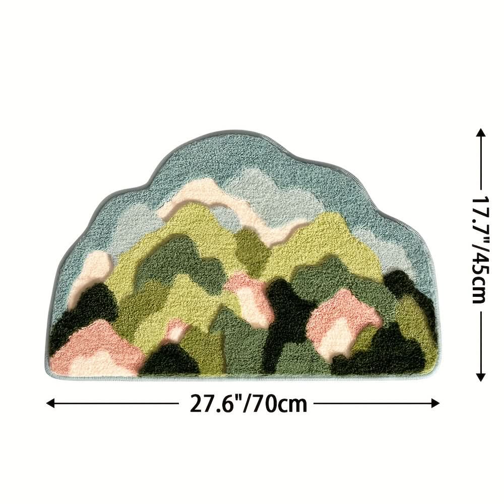 Skorter | FlorSoft - Extra absorbent bath mat with floral pattern