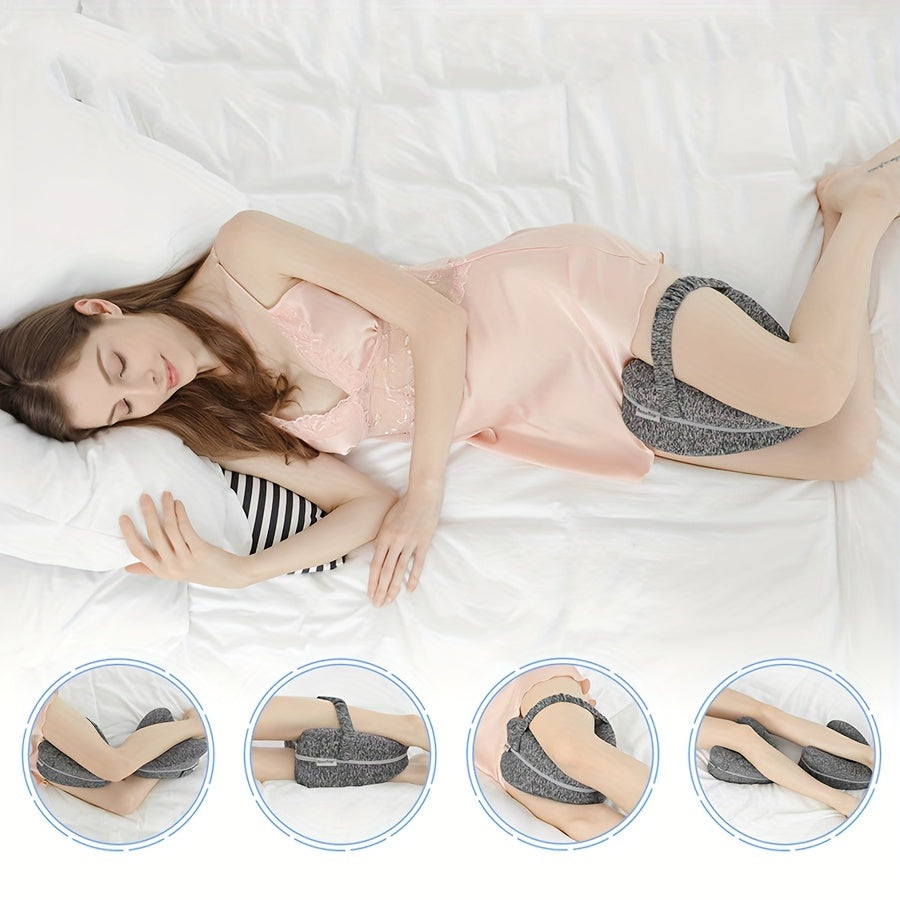 Skorter | Ergonomic Side Sleeper Pillow - Knee Pillow with Removable and Washable Cover