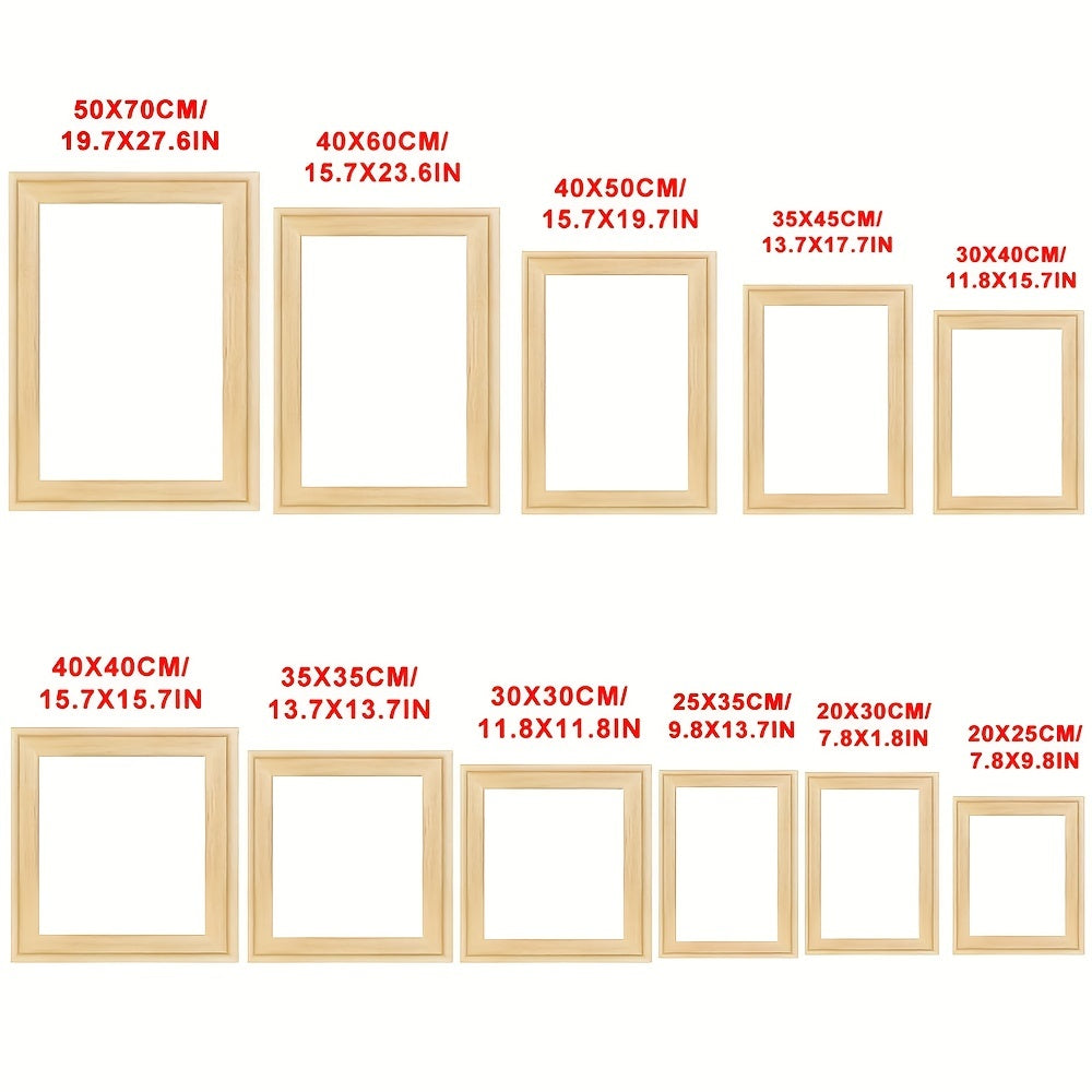 Skorter | DIY Solid Wood Picture Box for Diamond Painting and Wall Decoration - Perfect for Home Decoration