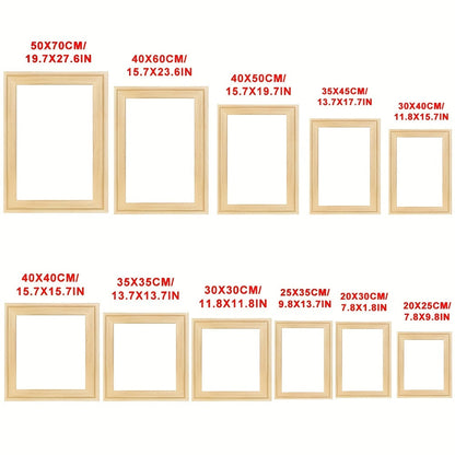 Skorter | DIY Solid Wood Picture Box for Diamond Painting and Wall Decoration - Perfect for Home Decoration