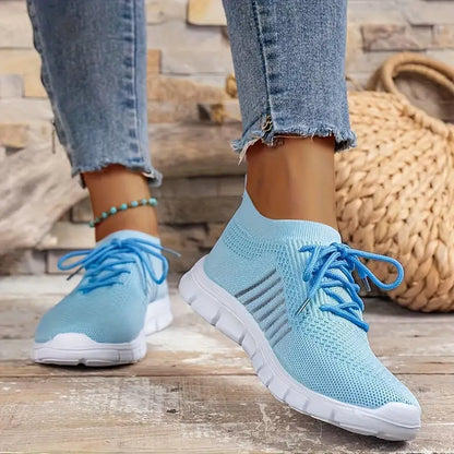 Skorter | Breathable Lace-Up Running Trainer Sneakers
