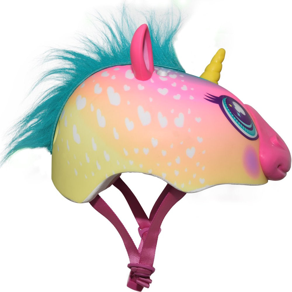 Skørter | Super Rainbow Unicorn Hair Bicycle Helmet, Kids 5+ (50-54Cm)