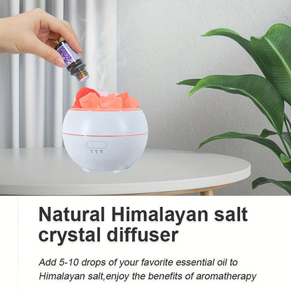 Skorter | Salt lamp diffuser - 3-in-1 essential oil diffuser, Himalayan salt lamps & humidifier
