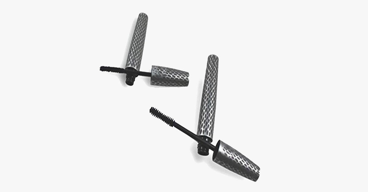 Skorter | Fiber eyelashes with black mascara