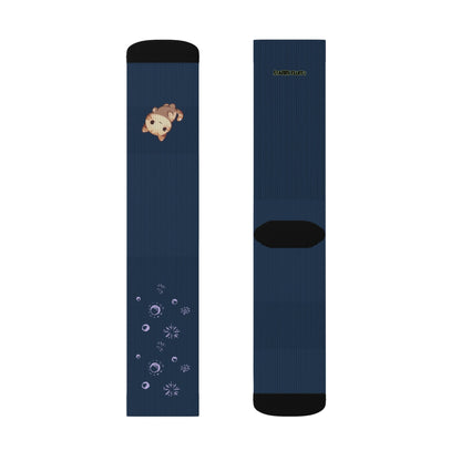 Skorter | Fluff's - Cosmo Cat in Space Fun Novelty Socks