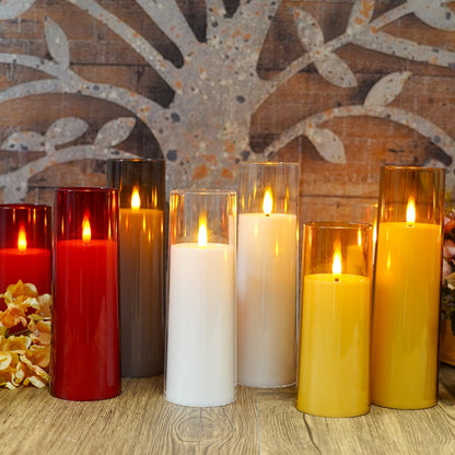 Skorter | 5pcs LED Flameless Candles with Remote Control - For Christmas, Halloween, Wedding Decor