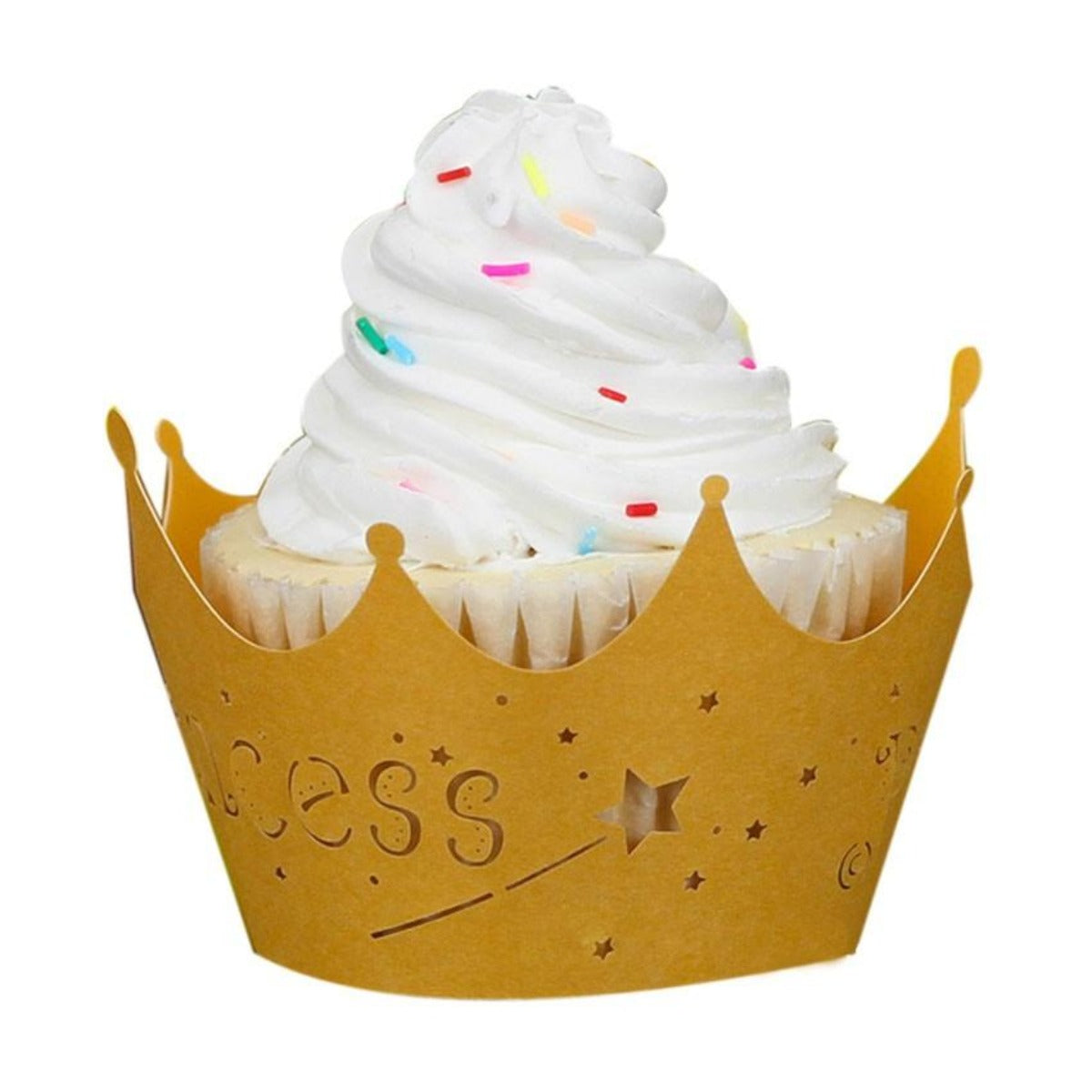 Skorter | Crown Lace Laser Cut Cupcake Muffin Wrapper 100 pcs