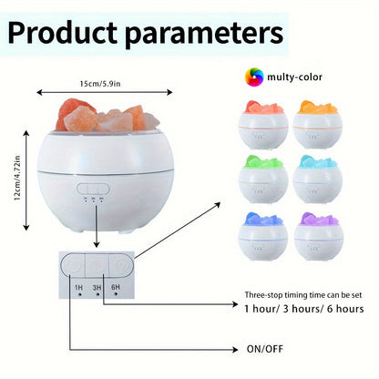 Skorter | Salt lamp diffuser - 3-in-1 essential oil diffuser, Himalayan salt lamps & humidifier