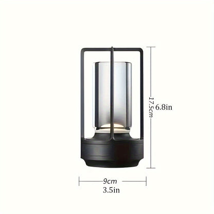 Skorter | LumiCrystal - Rechargeable LED Crystal Table Lamp with Touch Control Panel