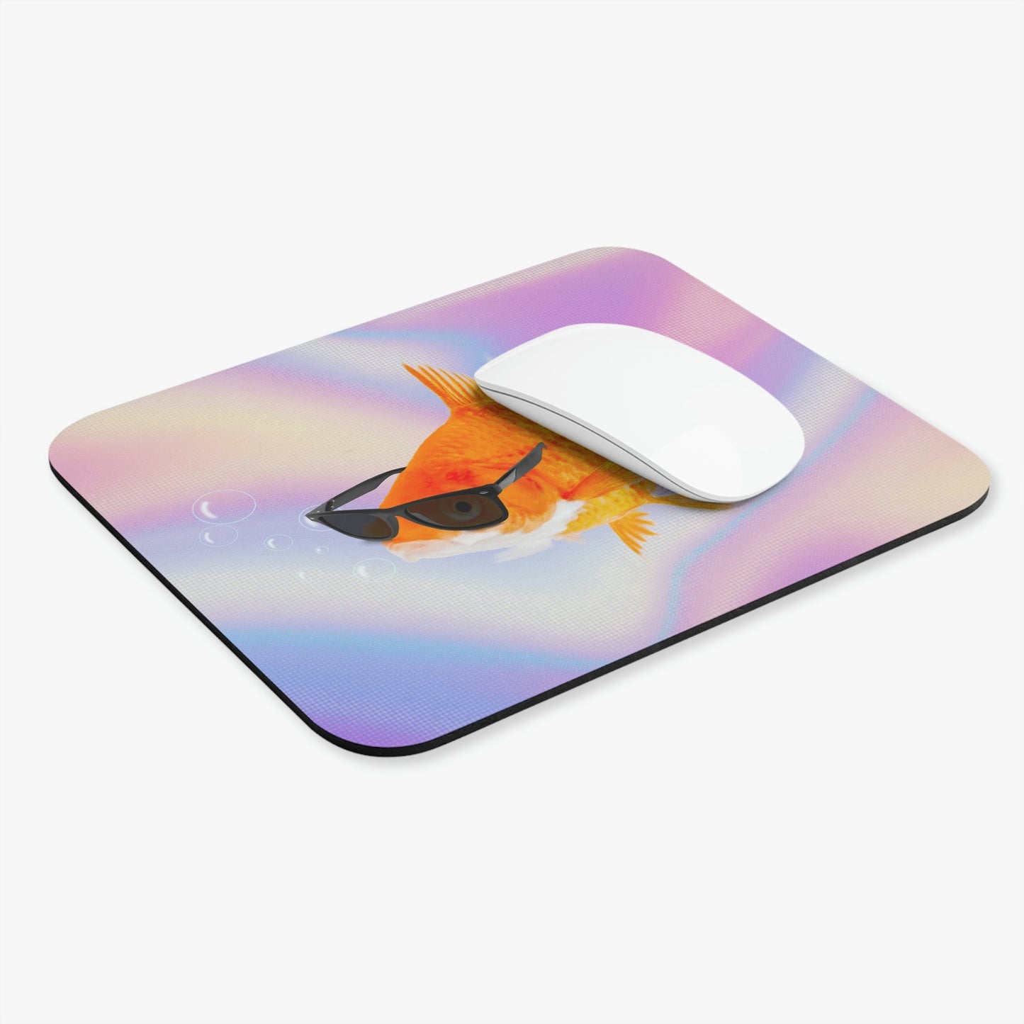 Skorter | Fish With Sunglasses Mouse Pad