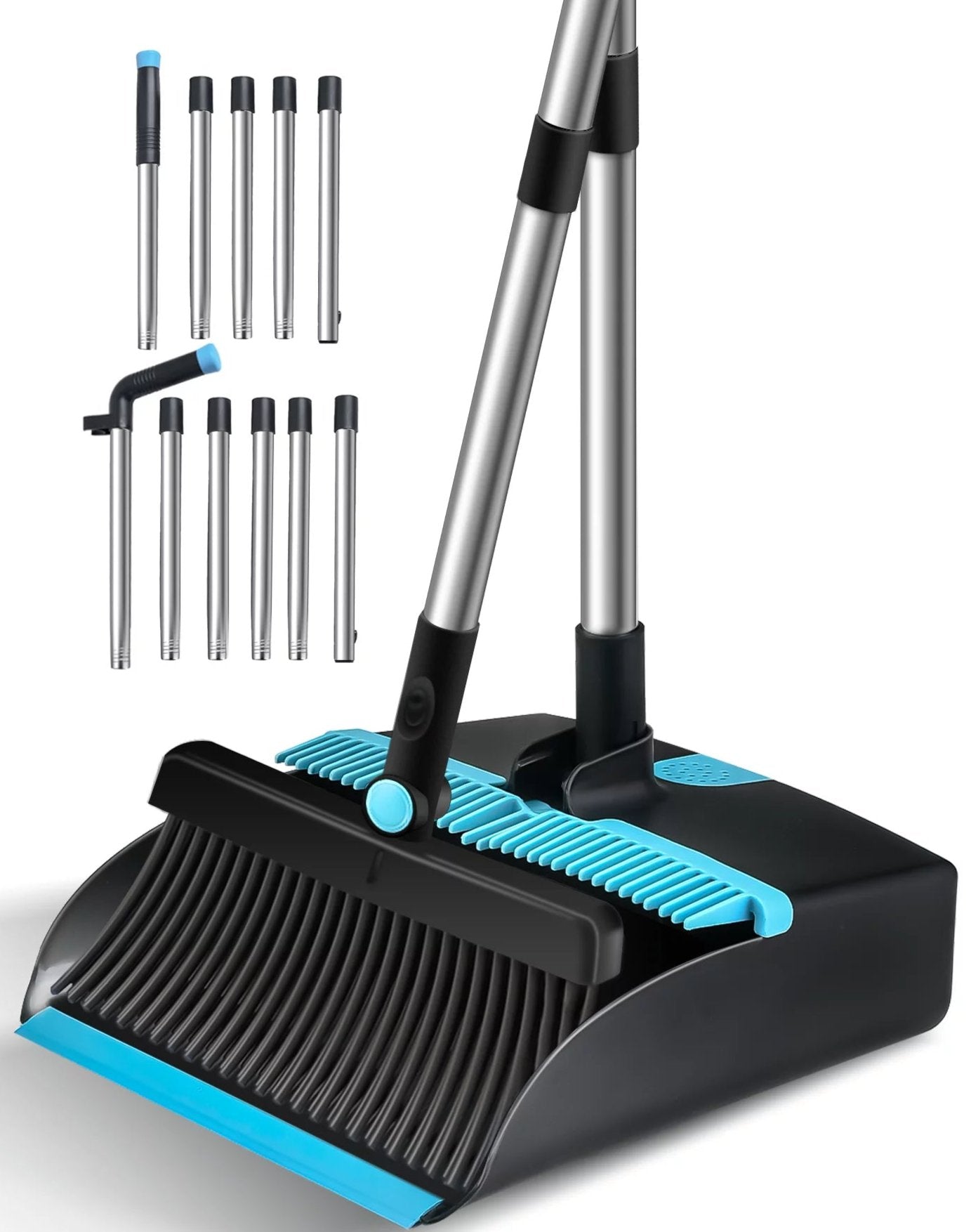 Skørter | Steel broom and broom set with 56.9" long handle