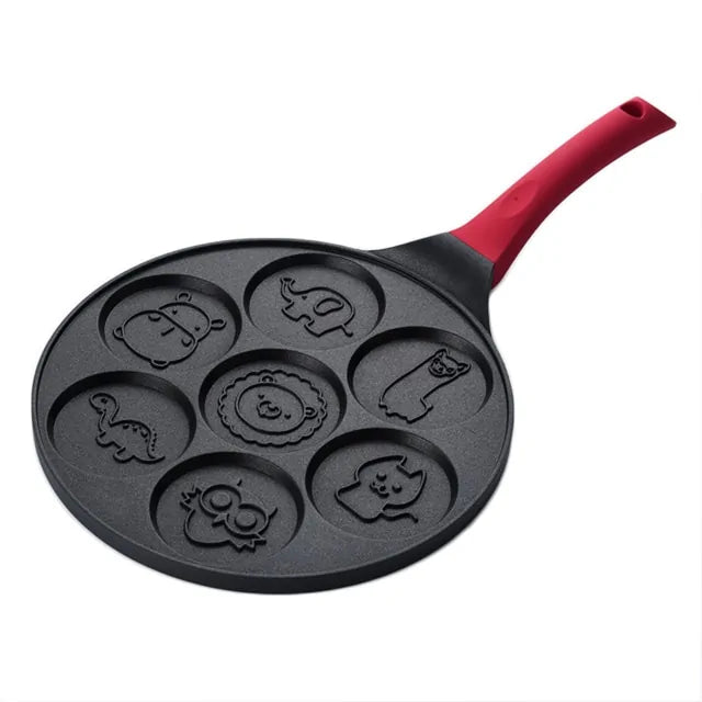 Skorter | Breakfast frying pan for children – Funny pancake & fried egg shapes
