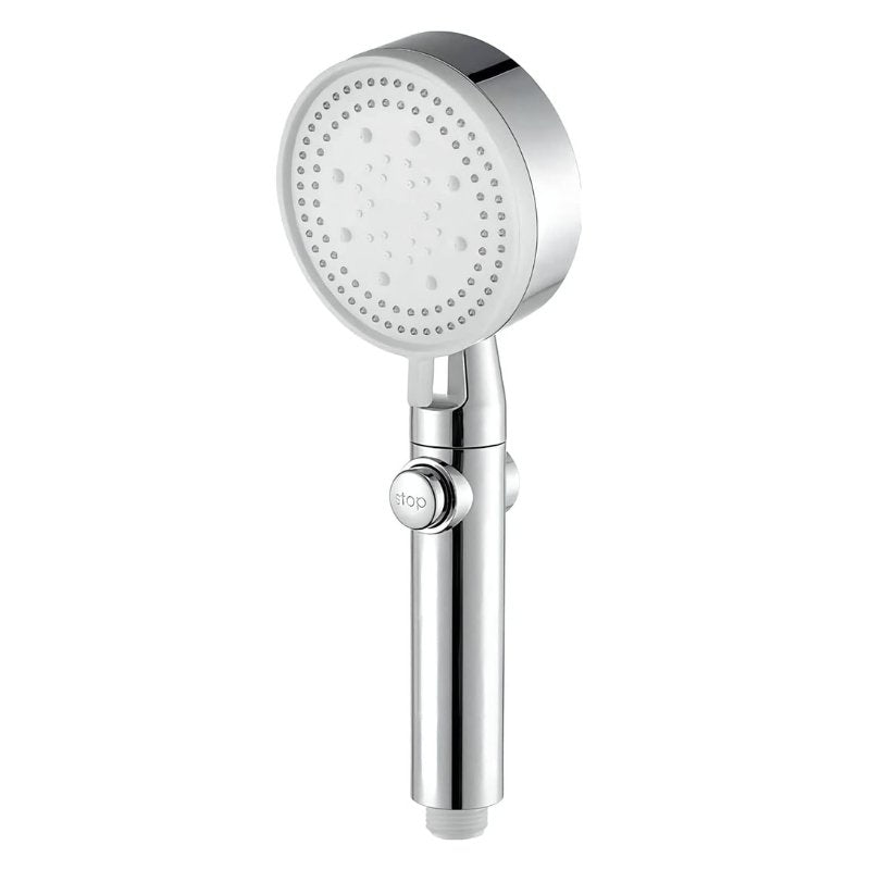 Skorter | 5-Mode Shower Head for Low Pressure | Stop Button for Easy Water Control