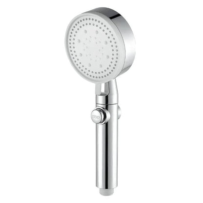 Skorter | 5-Mode Shower Head for Low Pressure | Stop Button for Easy Water Control