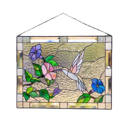 skorter | Cardinal Stained Glass Window Panel