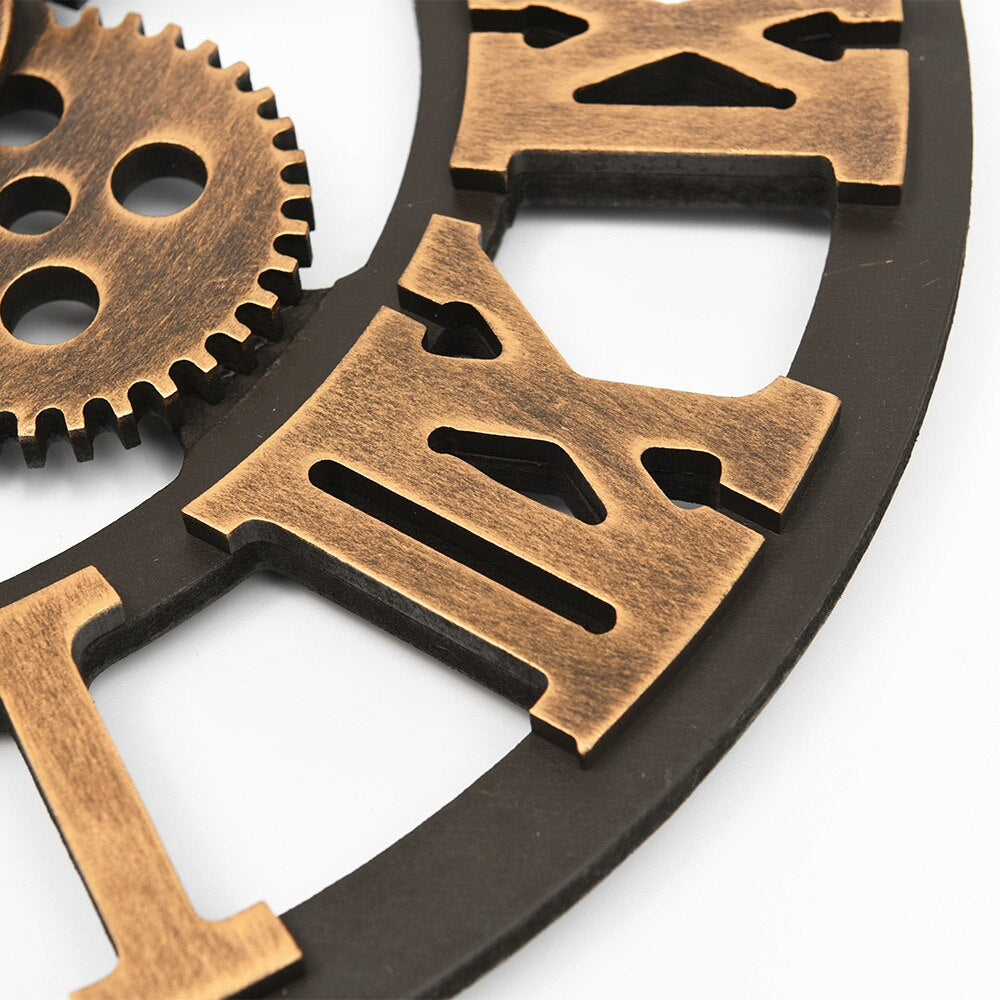 Skorter | Golden Elegance Wall Clock