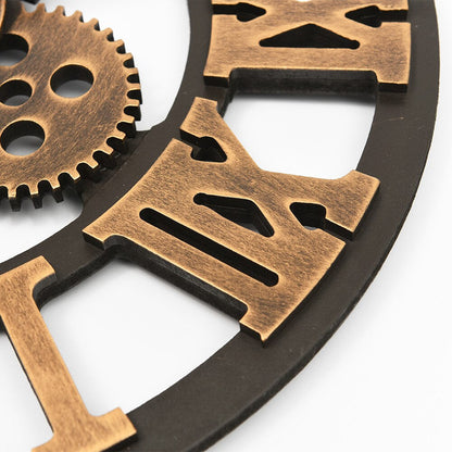 Skorter | Golden Elegance Wall Clock