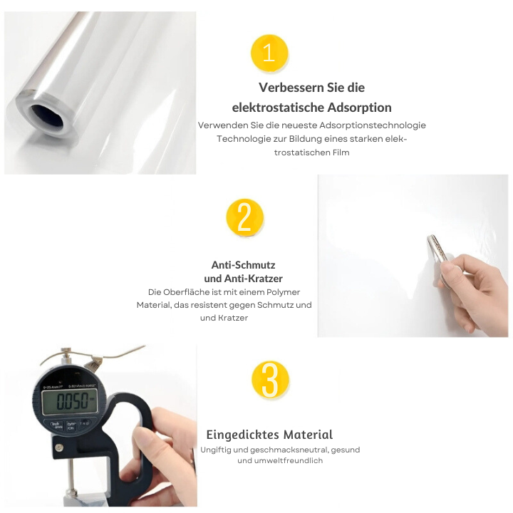 Skorter | Eco-friendly electrostatically absorptive wall protection film