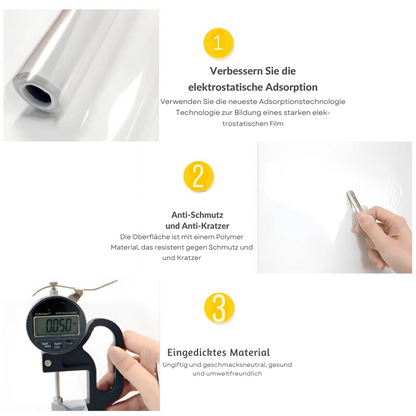 Skorter | Eco-friendly electrostatically absorptive wall protection film