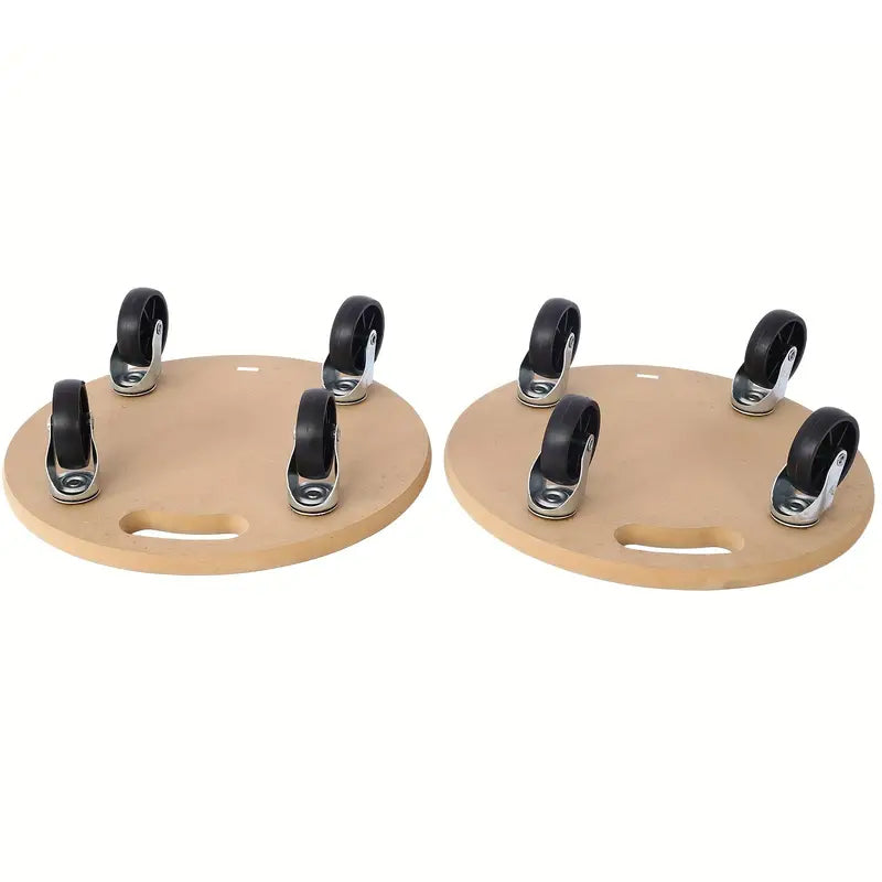 Skorter | 2-Piece: Furniture Moving Dolly Heavy Wood Rolling Movers