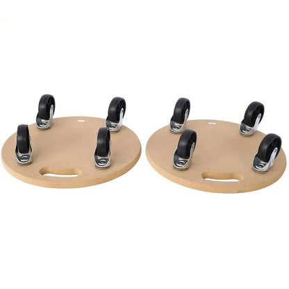 Skorter | 2-Piece: Furniture Moving Dolly Heavy Wood Rolling Movers
