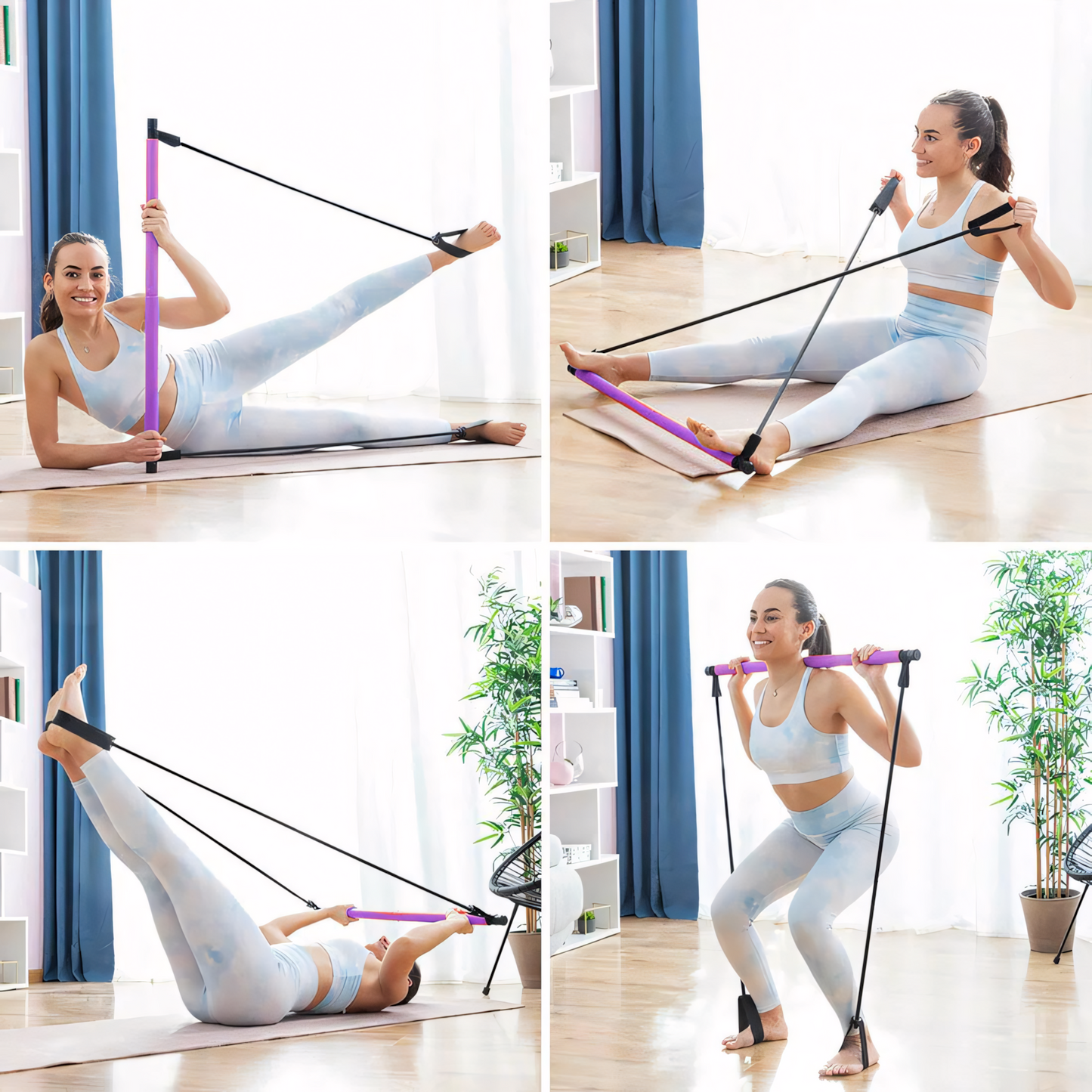 Skorter | Body shaper FlexiBar – Pilates Resistance bar for Home fitness