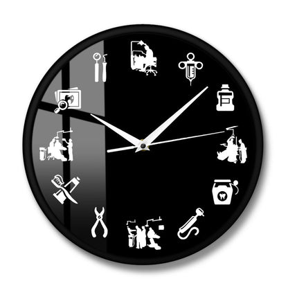 Skorter | Dental-Design Wall Clock - Stylish Clock for Dental Practices