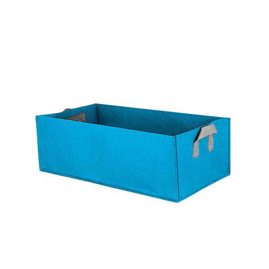 Skorter | Foldable storage box made of felt for plants with handles