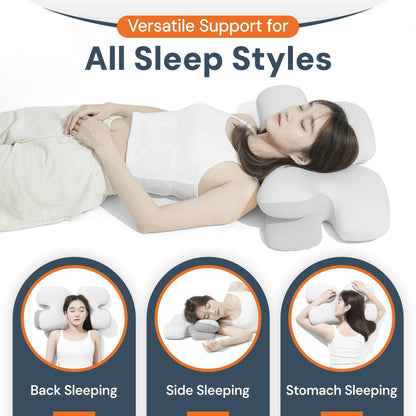 Skorter | Ergonomic Cervical Pillow | Memory Foam, Neck Support & Ideal for Restful Sleep