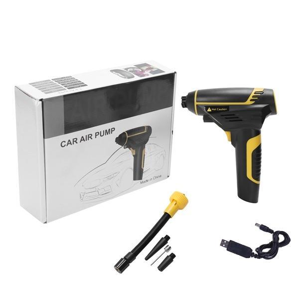 Skorter | 120W Car Air Compressor Handheld USB Rechargeable Electric Inflator Pump