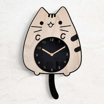 Skorter | PurrTime - Swinging Cat Wall Clock