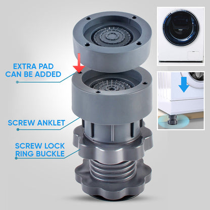 Skorter | 4 Piece Adjustable Height Washing Machine Support
