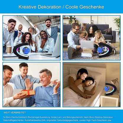 Skorter | Armstrong | Magnetic Levitation Floating Globe Lamp with LED World Map