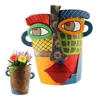 Skorter | Abstract Face Flower Pot