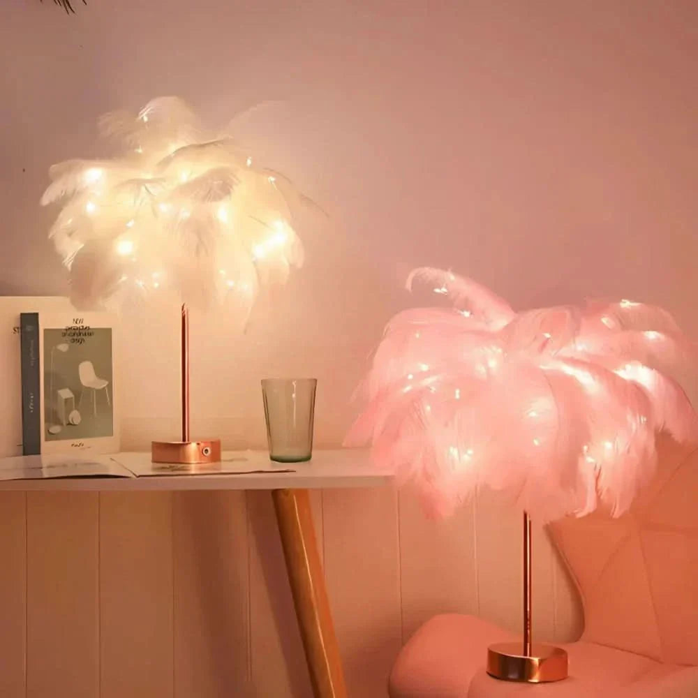 Skorter | LumaPalm Feather Palm Tree Lamp