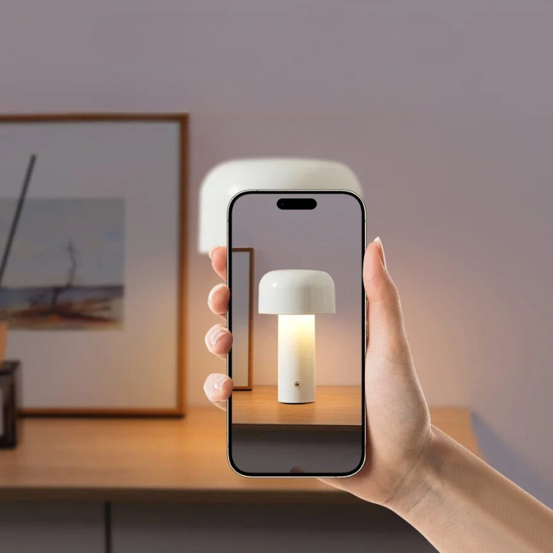 Skorter | Frendorf - Rechargeable Mushroom LED Table Lamp for a Cozy Atmosphere