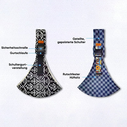 Skorter | Ergonomic Baby and Toddler Carrier with Hip Support – Adjustable and Compact