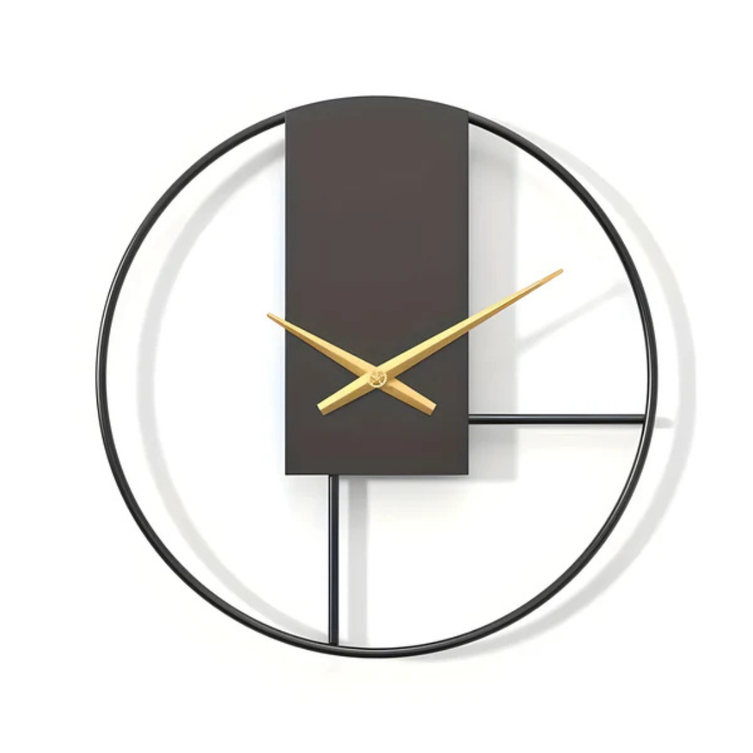 Skorter | Aurum | Minimalist Silent Wall Clock – Stylish Large Decorative Timepiece