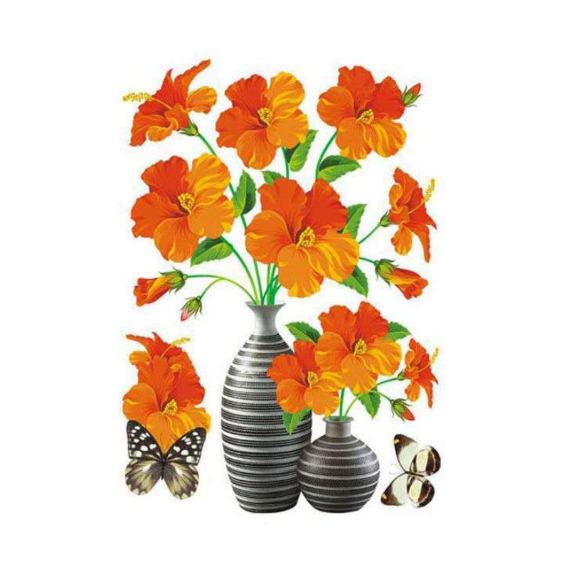 skorter | Diy Plant Vase 3d Stereo Sticker Self-Adhesive