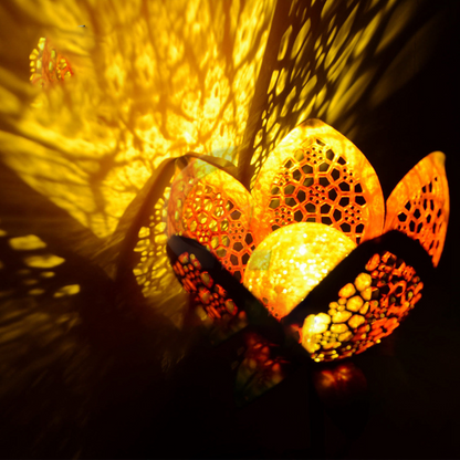 Skorter | Solar Garden Light Lotus Flower – Decorative LED Outdoor Lighting for Garden and Yard