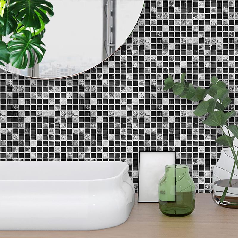 Skorter | Black Mosaic Creative Tile Stickers