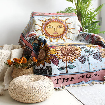 Skorter | Boho Sun Tapestry Blanket