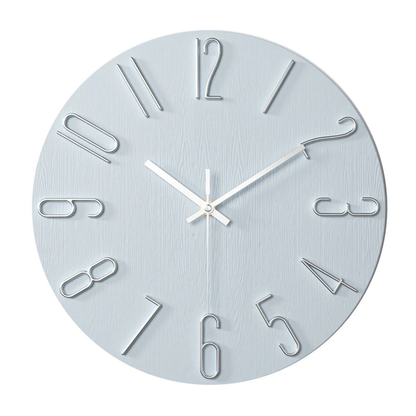 Skorter | Modern Black Wall Clock | 30 cm Silent Minimalist Design