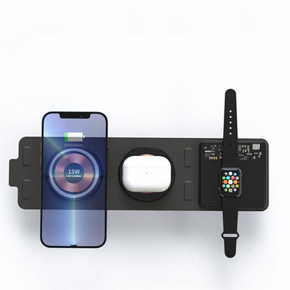 Skorter | 3-In-1 Folding Portable Magnetic Wireless Charger