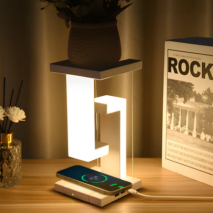 Skorter | Eclipse Aura - Floating Table Lamp with Wireless Charger