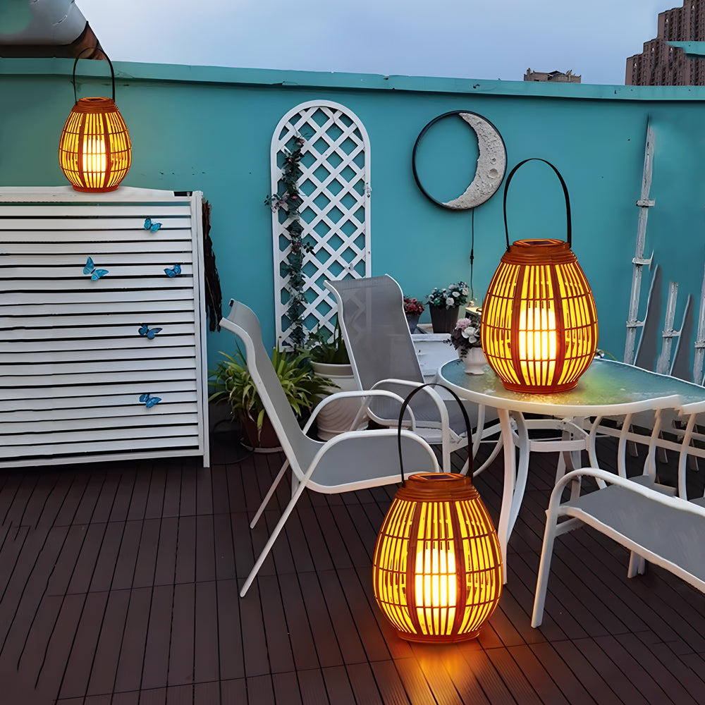 Skorter | 1-Pack Portable Waterproof Candlestick Outdoor Solar Lights
