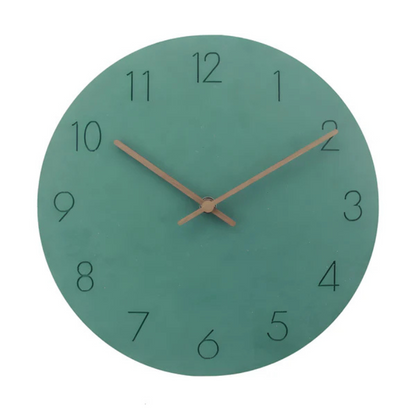 Skorter | Large Wooden Wall Clock – Minimalist Design with Silent Movement