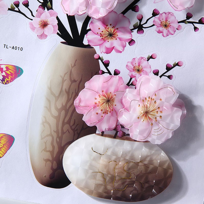 skorter | Diy Plant Vase 3d Stereo Sticker Self-Adhesive