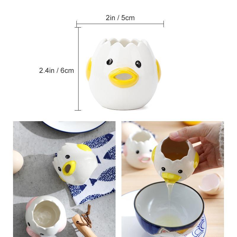 skorter | Cartoon Egg Yellow-White Separator